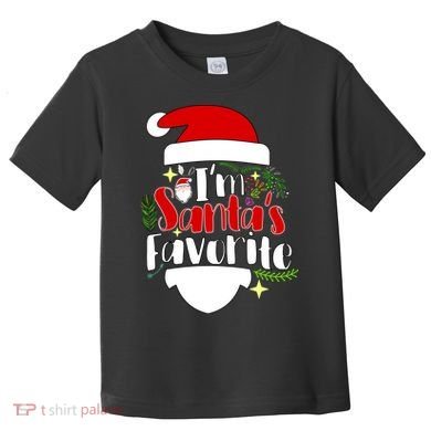 I'm Santa's Favorite Christmas Toddler T-Shirt