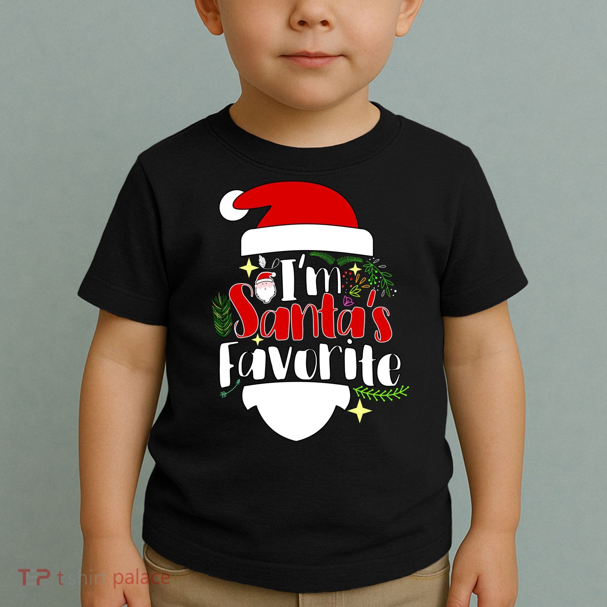 I'm Santa's Favorite Christmas Toddler T-Shirt