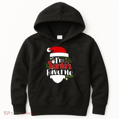 I'm Santa's Favorite Christmas Kids Hoodie