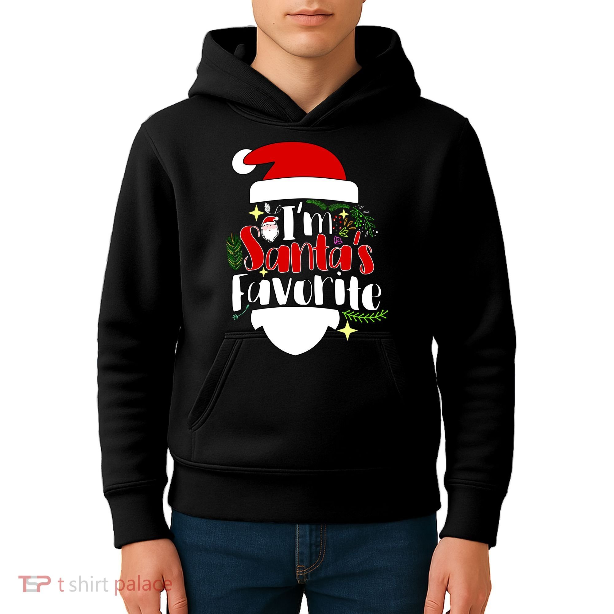 I'm Santa's Favorite Christmas Kids Hoodie