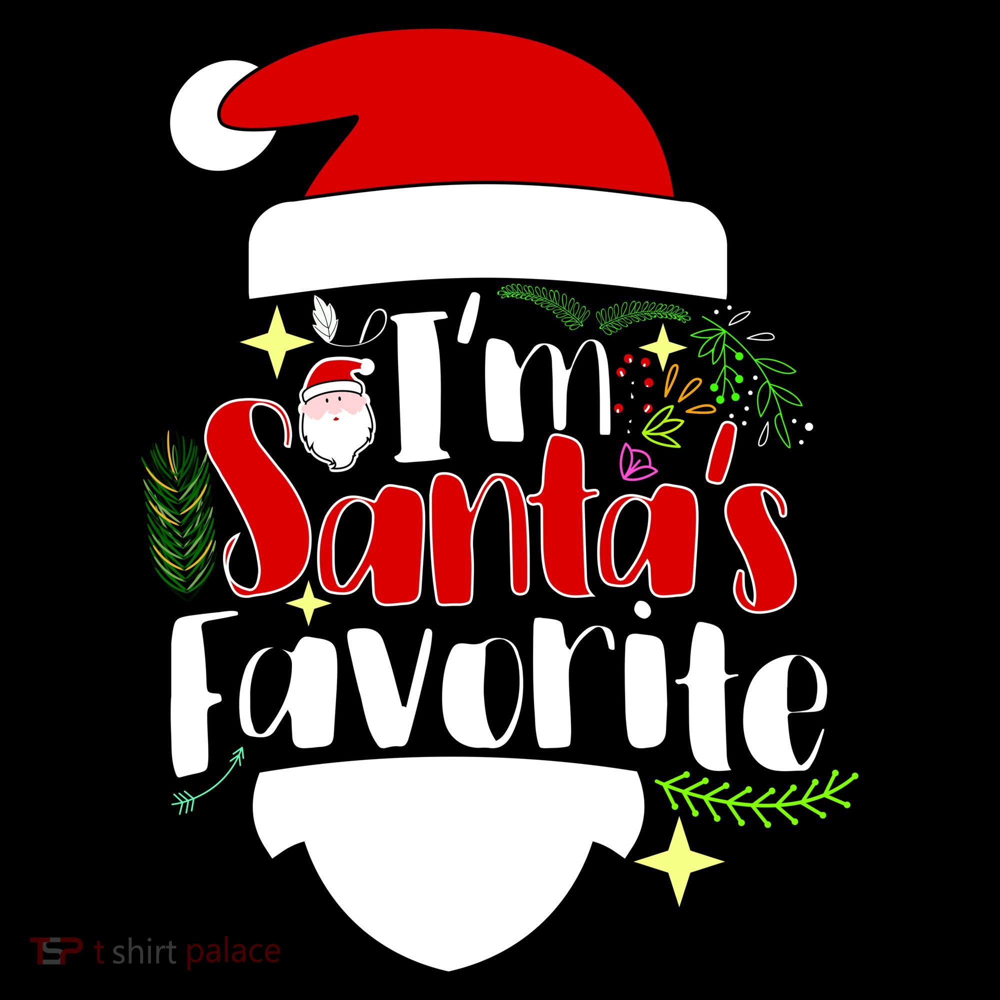 I'm Santa's Favorite Christmas Kids Hoodie