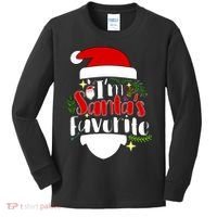 I'm Santa's Favorite Christmas Kids Long Sleeve Shirt thumb 0
