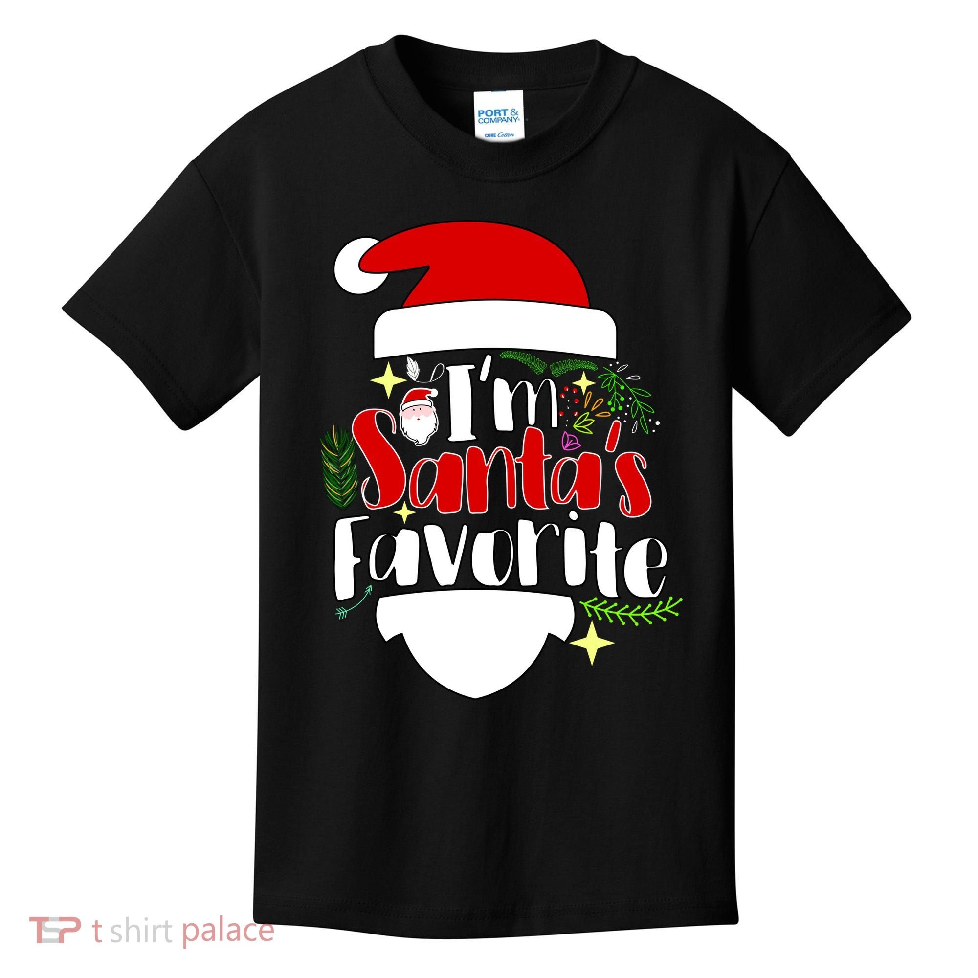I'm Santa's Favorite Christmas Kids T-Shirt