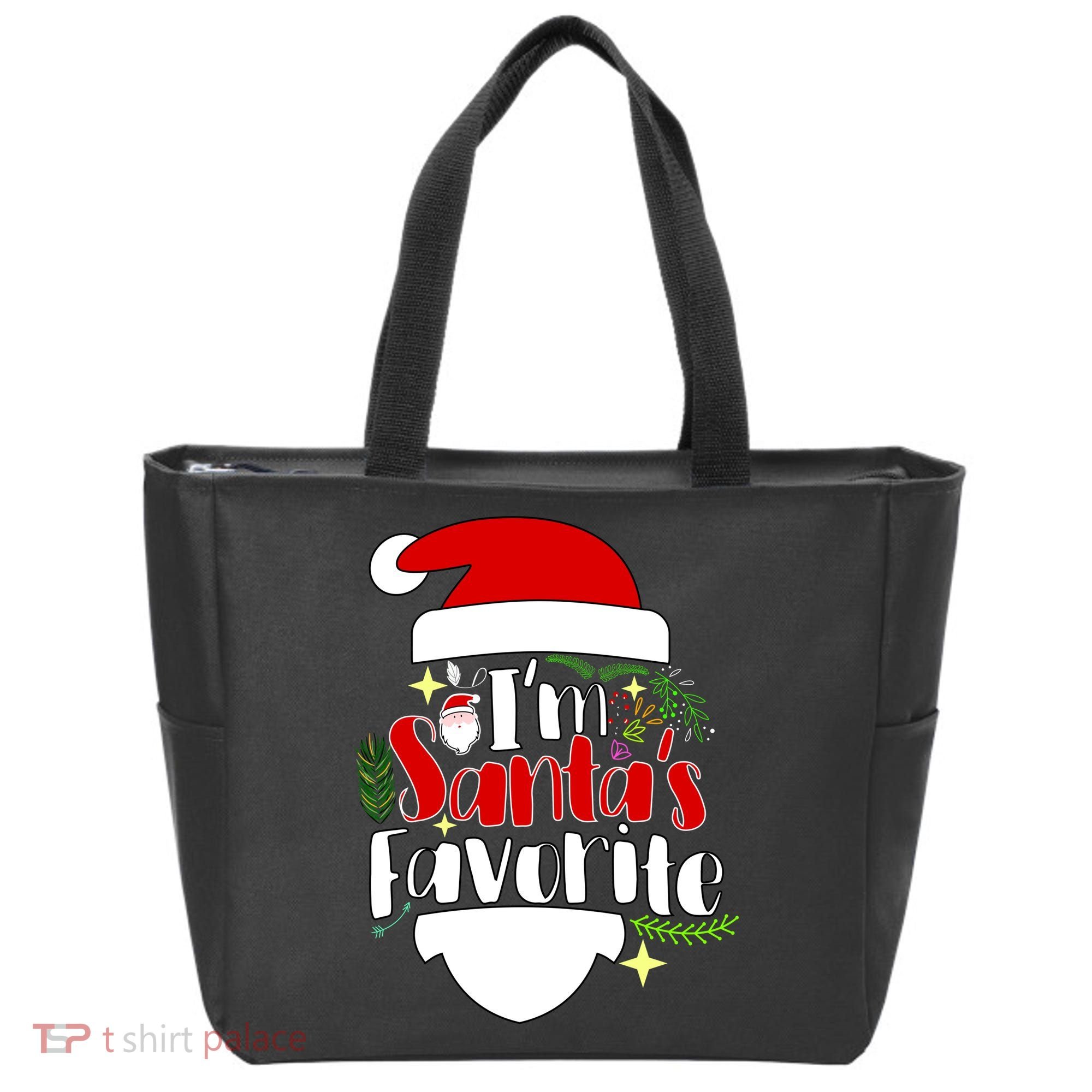I'm Santa's Favorite Christmas Tote Bag