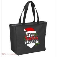 I'm Santa's Favorite Christmas Tote Bag thumb 2