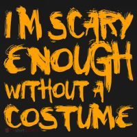 I'm Scary Enough Without A Costume Doggie Tank thumb 4