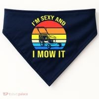 I'm Sexy And I Mow It USA-Made Doggie Bandana thumb 0