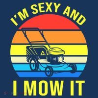 I'm Sexy And I Mow It Coaster thumb 2