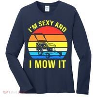 I'm Sexy And I Mow It Women's Long Sleeve Shirt thumb 0