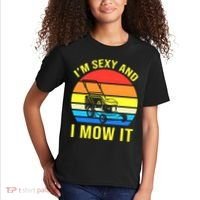 I'm Sexy And I Mow It Kids T-Shirt thumb 2