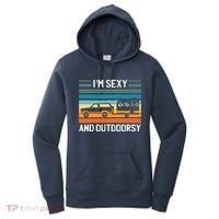 I'm Sexy And Outdoorsy Retro Road Trip Camper Women's Hoodie thumb 0