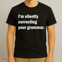 I'm Silently Correcting Your Grammar T-Shirt thumb 3