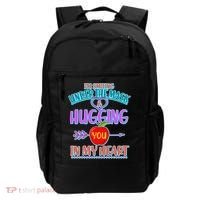 I'm Smiling Under The Mask & Hugging You In My Heart Backpack thumb 0