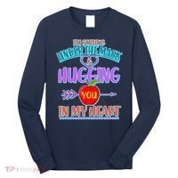 I'm Smiling Under The Mask & Hugging You In My Heart Long Sleeve Shirt thumb 0