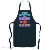 I'm Smiling Under The Mask & Hugging You In My Heart Apron thumb 0