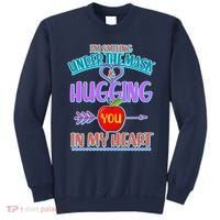 I'm Smiling Under The Mask & Hugging You In My Heart Sweatshirt thumb 0