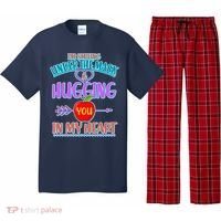 I'm Smiling Under The Mask & Hugging You In My Heart Pajama Set thumb 0