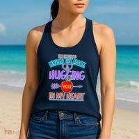 I'm Smiling Under The Mask & Hugging You In My Heart Women's Tank Top thumb 2