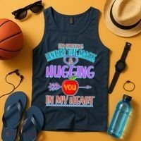I'm Smiling Under The Mask & Hugging You In My Heart Tank Top thumb 4
