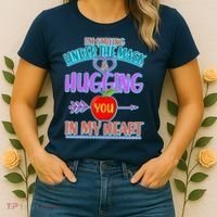 I'm Smiling Under The Mask & Hugging You In My Heart Women's T-Shirt thumb 2