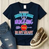 I'm Smiling Under The Mask & Hugging You In My Heart Women's T-Shirt thumb 3