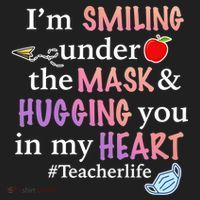 I'm Smiling Under The Mask Hugging You In My Heart Women's Sweatshirt thumb 2