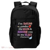 I'm Smiling Under The Mask Hugging You In My Heart Backpack thumb 0