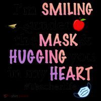 I'm Smiling Under The Mask Hugging You In My Heart Coffee Mug thumb 5
