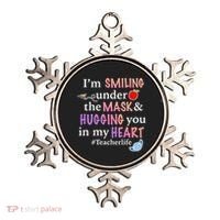 I'm Smiling Under The Mask Hugging You In My Heart Ornament thumb 0