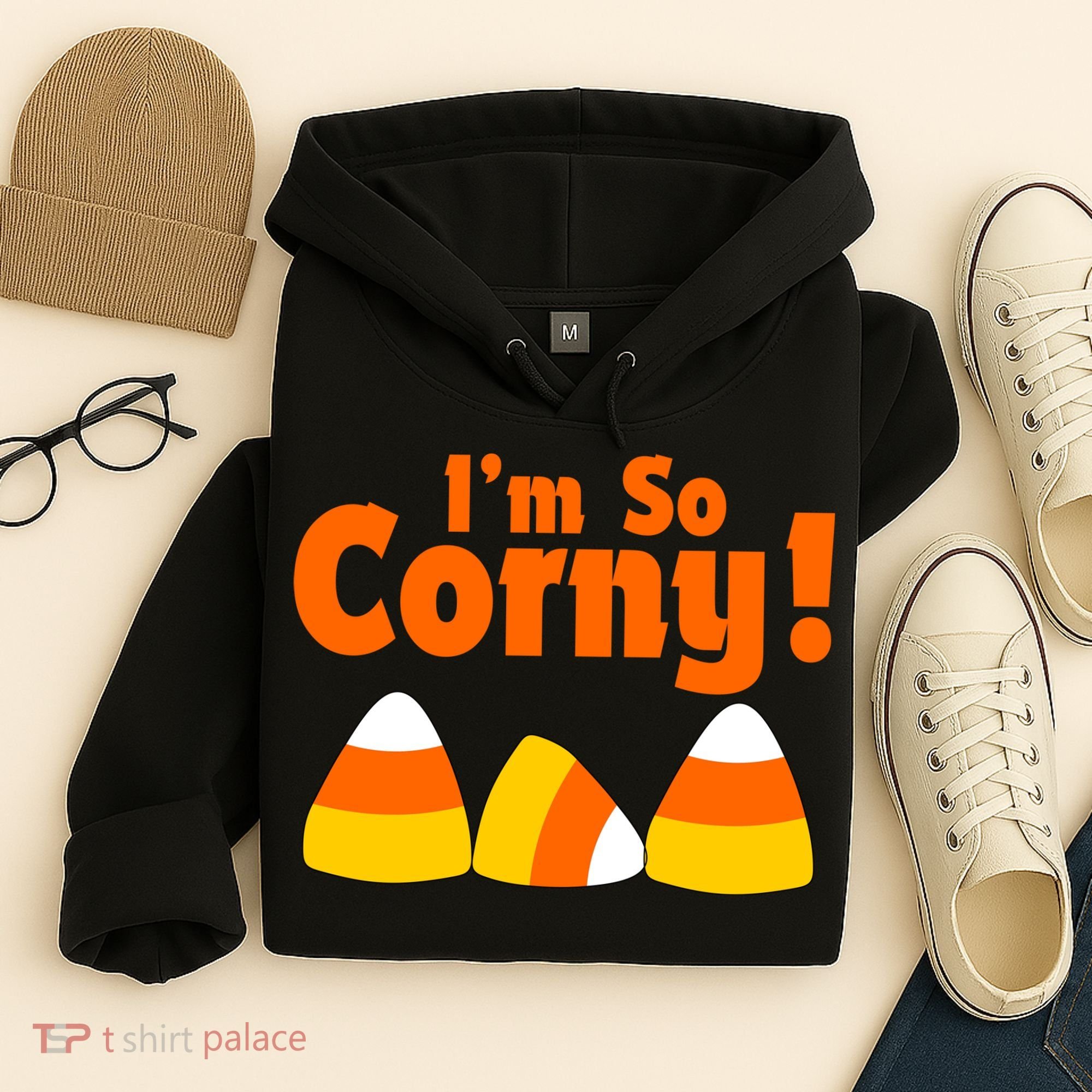 I'm So Corny Candy Corn Halloween Hoodie