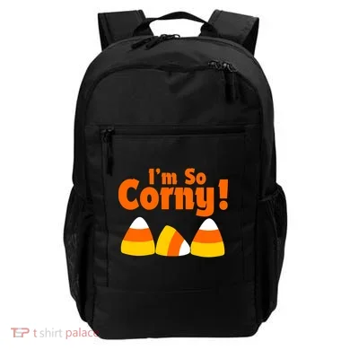 I'm So Corny Candy Corn Halloween Backpack