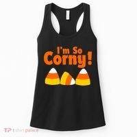 I'm So Corny Candy Corn Halloween Women's Tank Top thumb 0
