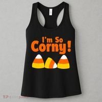 I'm So Corny Candy Corn Halloween Women's Tank Top thumb 3