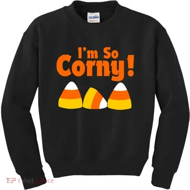I'm So Corny Candy Corn Halloween Kids Sweatshirt