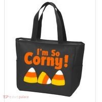 I'm So Corny Candy Corn Halloween Tote Bag thumb 3