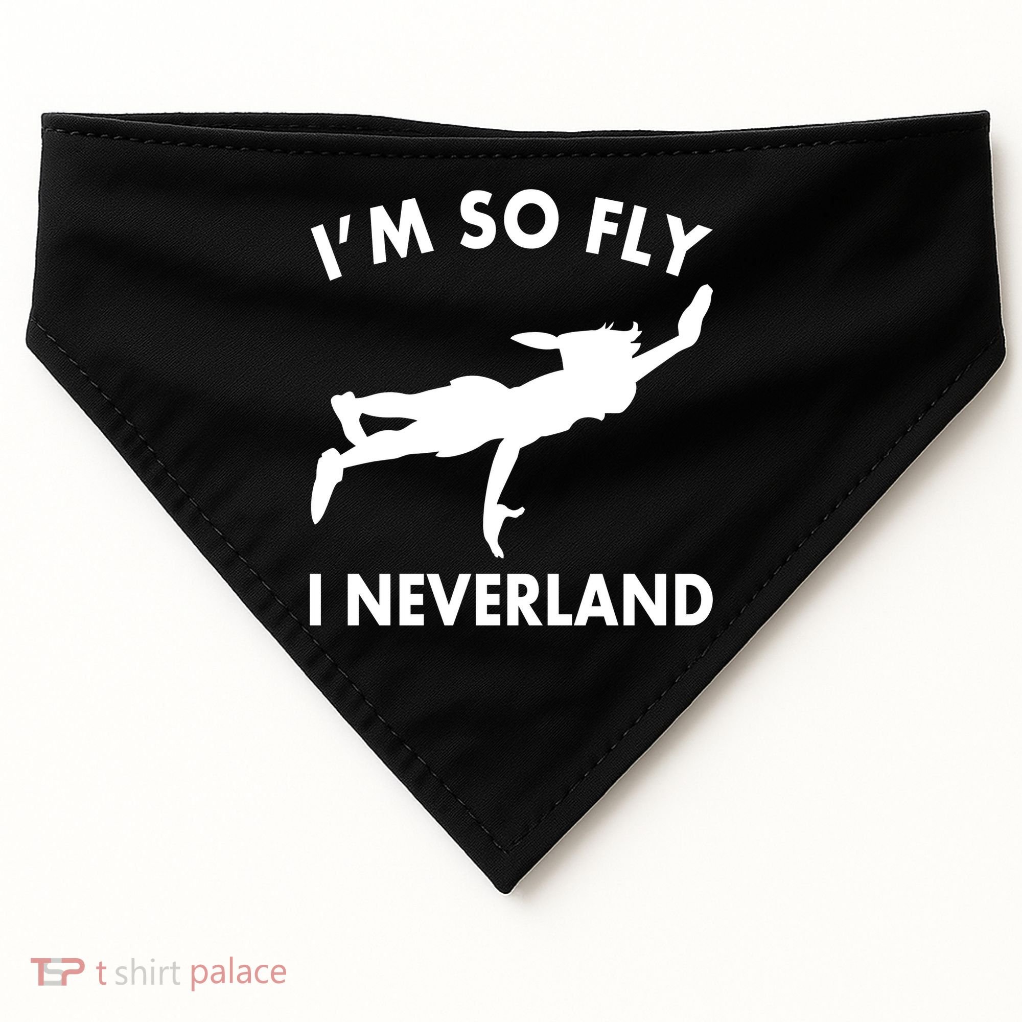I'm So Fly I Neverland USA-Made Doggie Bandana