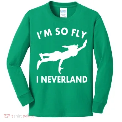 I'm So Fly I Neverland Kids Long Sleeve Shirt