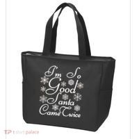 I'm So Good Santa Came Twice Funny Tote Bag thumb 3