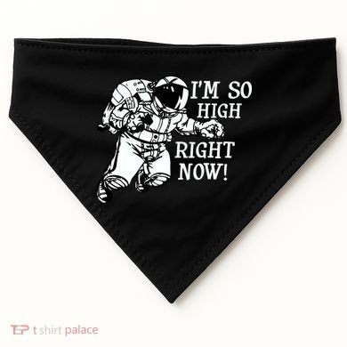 I'm So High Right Now USA-Made Doggie Bandana