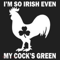 I'm So Irish My Cock's Green Funny St. Patrick's Day Beanie thumb 2
