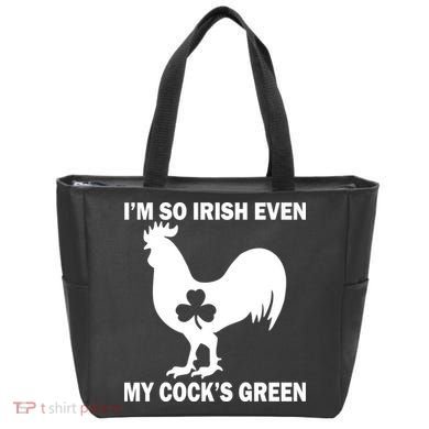I'm So Irish My Cock's Green Funny St. Patrick's Day Tote Bag