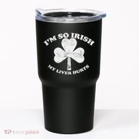 I'm So Irish My Liver Hurts Tumbler thumb 0