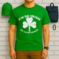 I'm So Irish My Liver Hurts T-Shirt thumb 6