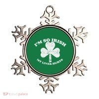 I'm So Irish My Liver Hurts Ornament thumb 0