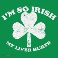 I'm So Irish My Liver Hurts Ornament thumb 1