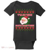 I'm So Nice Santa Came Twice Baby Bodysuit thumb 0