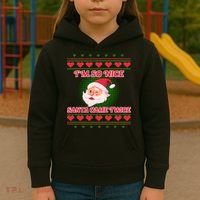 I'm So Nice Santa Came Twice Kids Hoodie thumb 3