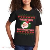I'm So Nice Santa Came Twice Kids T-Shirt thumb 2