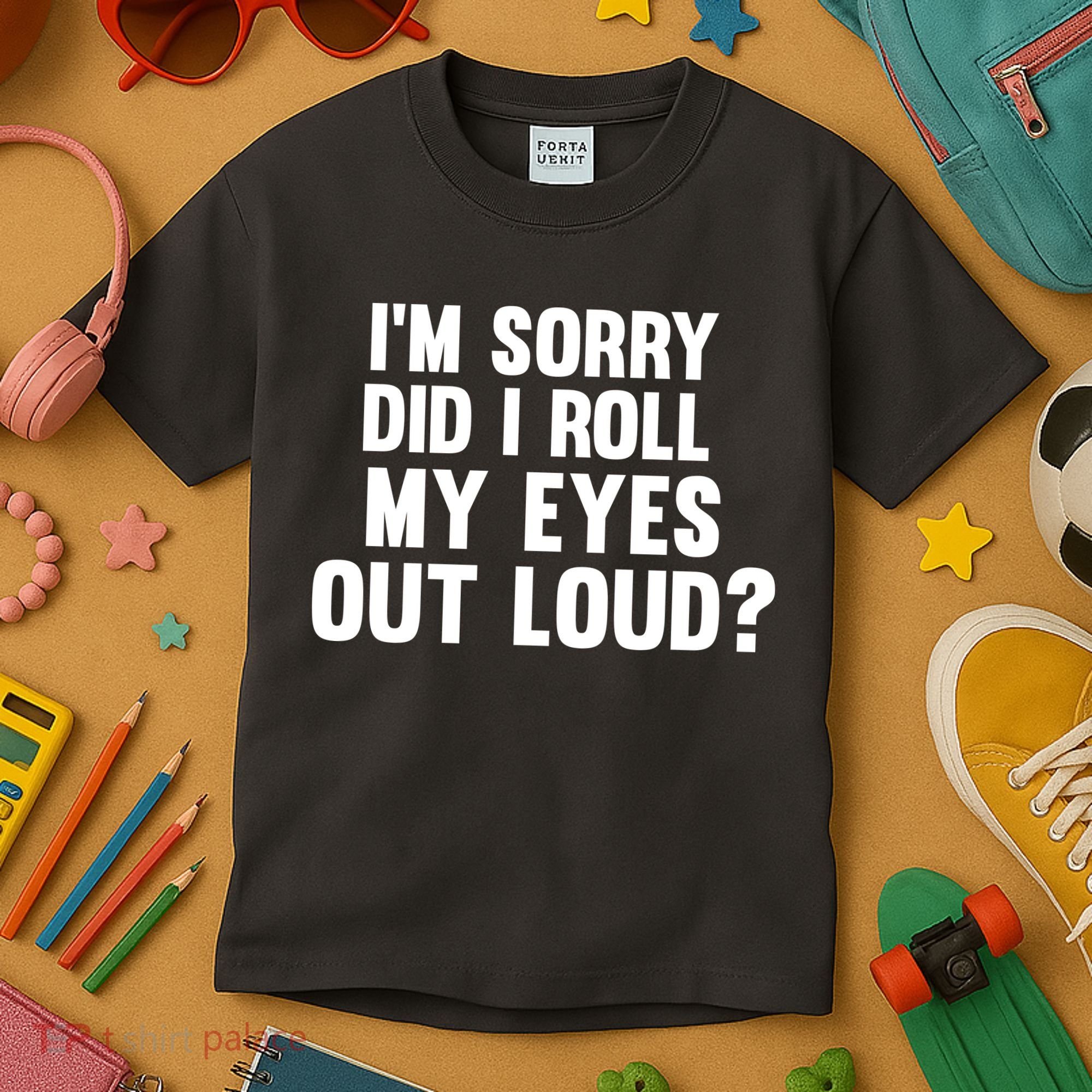I'm Sorry Did I Roll My Eyes Out Loud? Kids T-Shirt