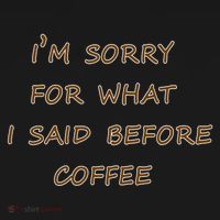 I'm Sorry For What I Said Before Coffee Toddler Hoodie thumb 2